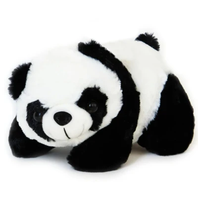 خرید عروسک فانتزی پاندا خوابیده 27 سانتی‌متر با ظاهر بامزه و مناسب سیسمونی و اتاق کودک 🐼💤